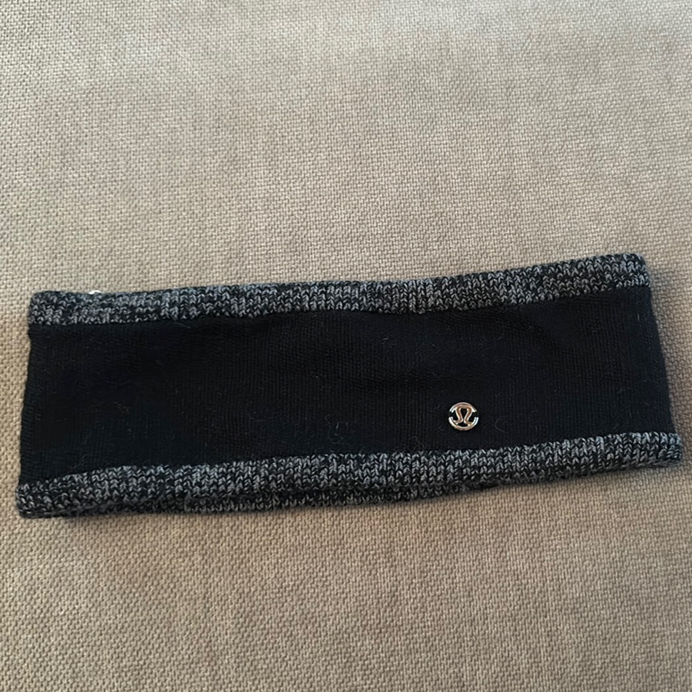 lululemon athletica Black and Gray Headband